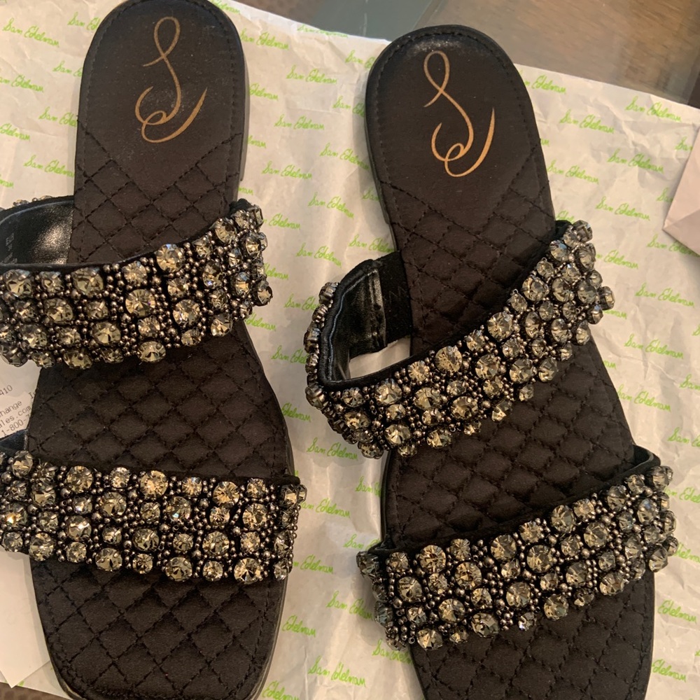 Sam Edelman rhinestone sandals!!